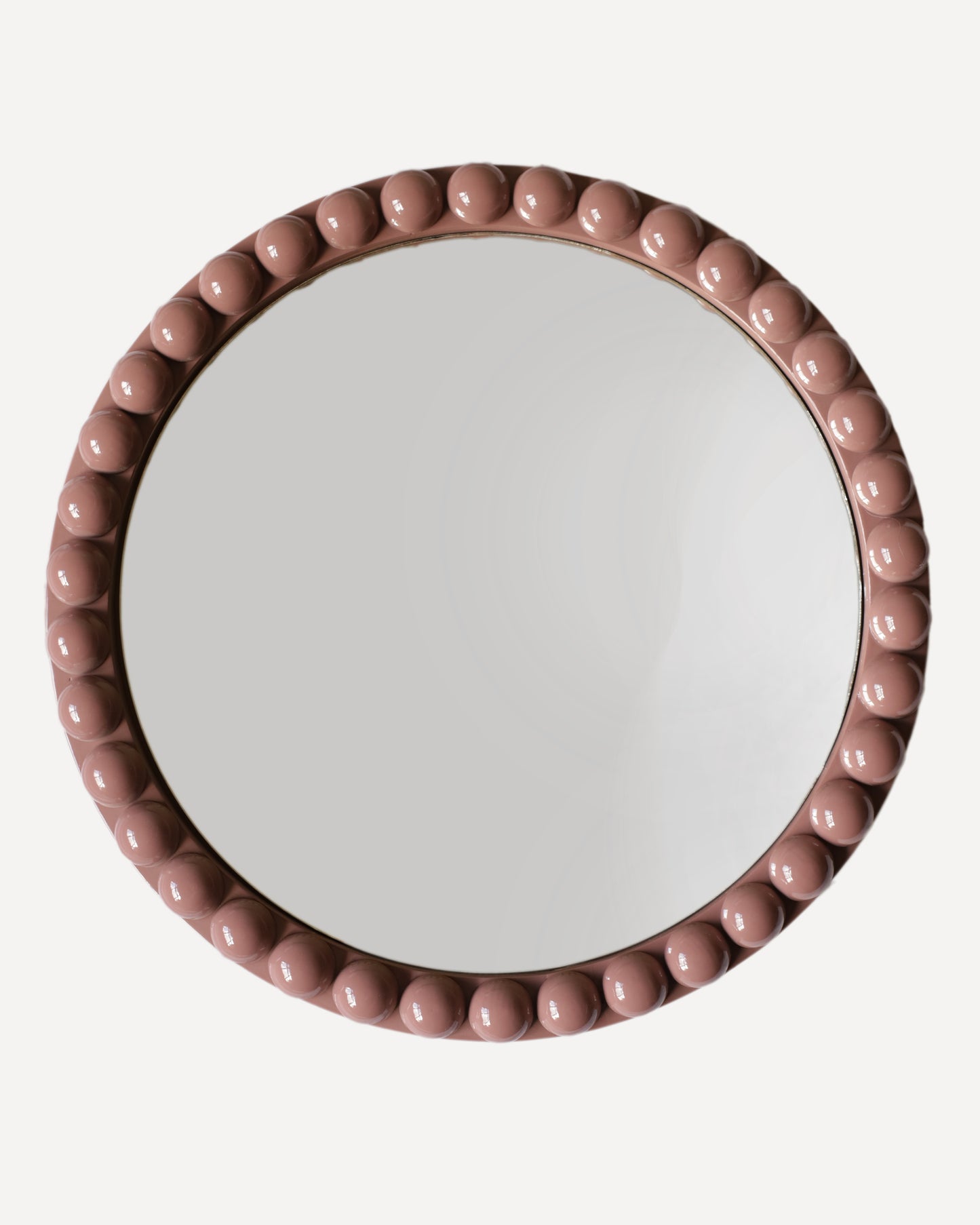 Round Over-Sized Bobbin Mirror