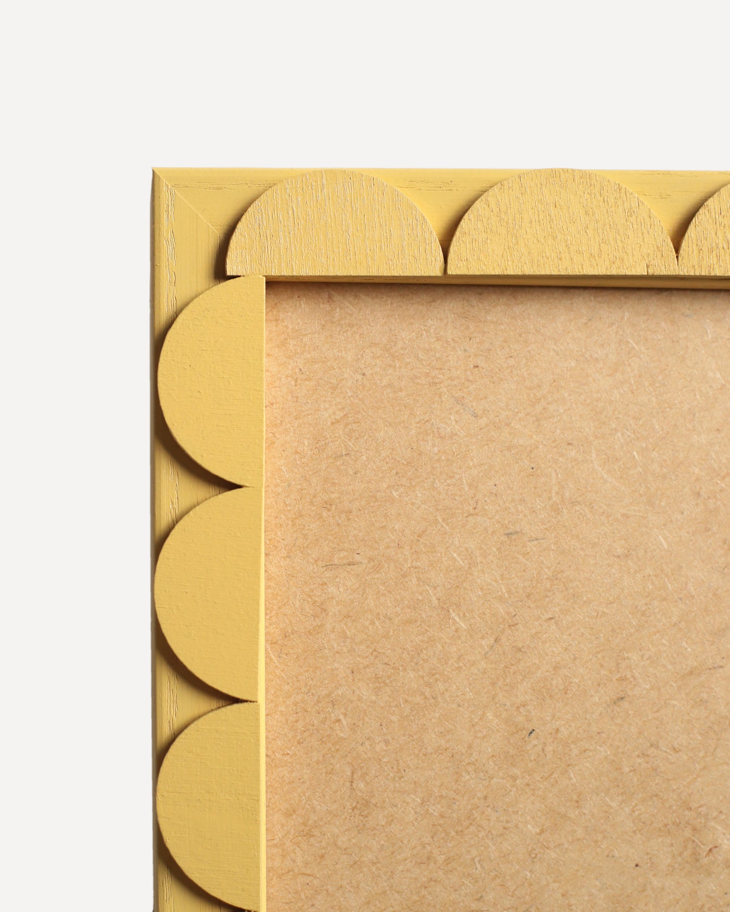 Citrine Stained Scallop Frame