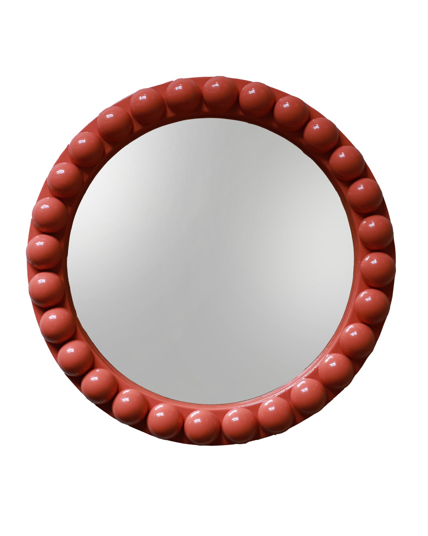 Round Over-Sized Bobbin Mirror