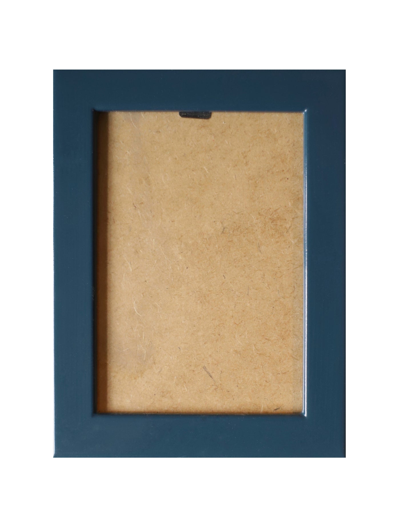 Inky Blue Lacquered Wood Flat Frame