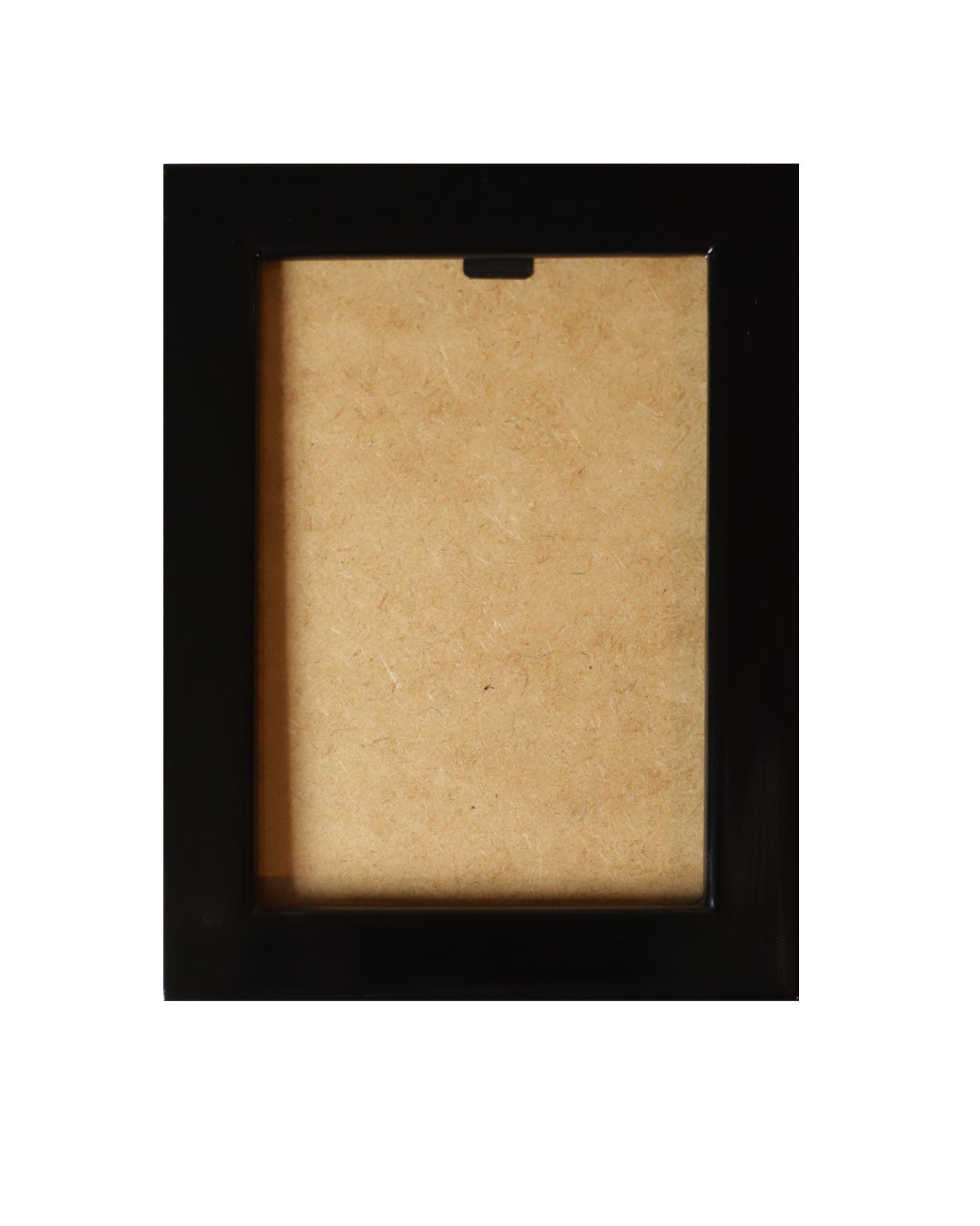 Black Lacquered Wood Flat Frame