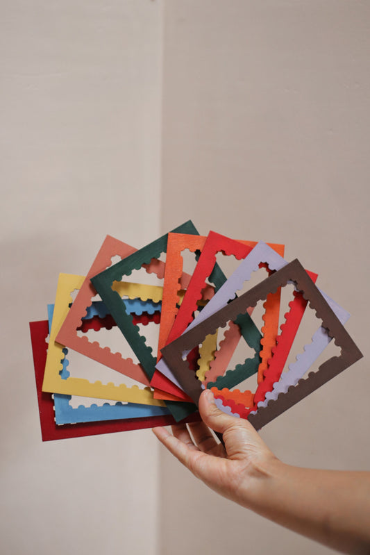 Chestnut Stained Wood Stamp Mount