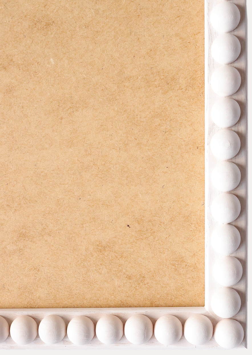Paper White Stained Bobbin Frame (RTS)