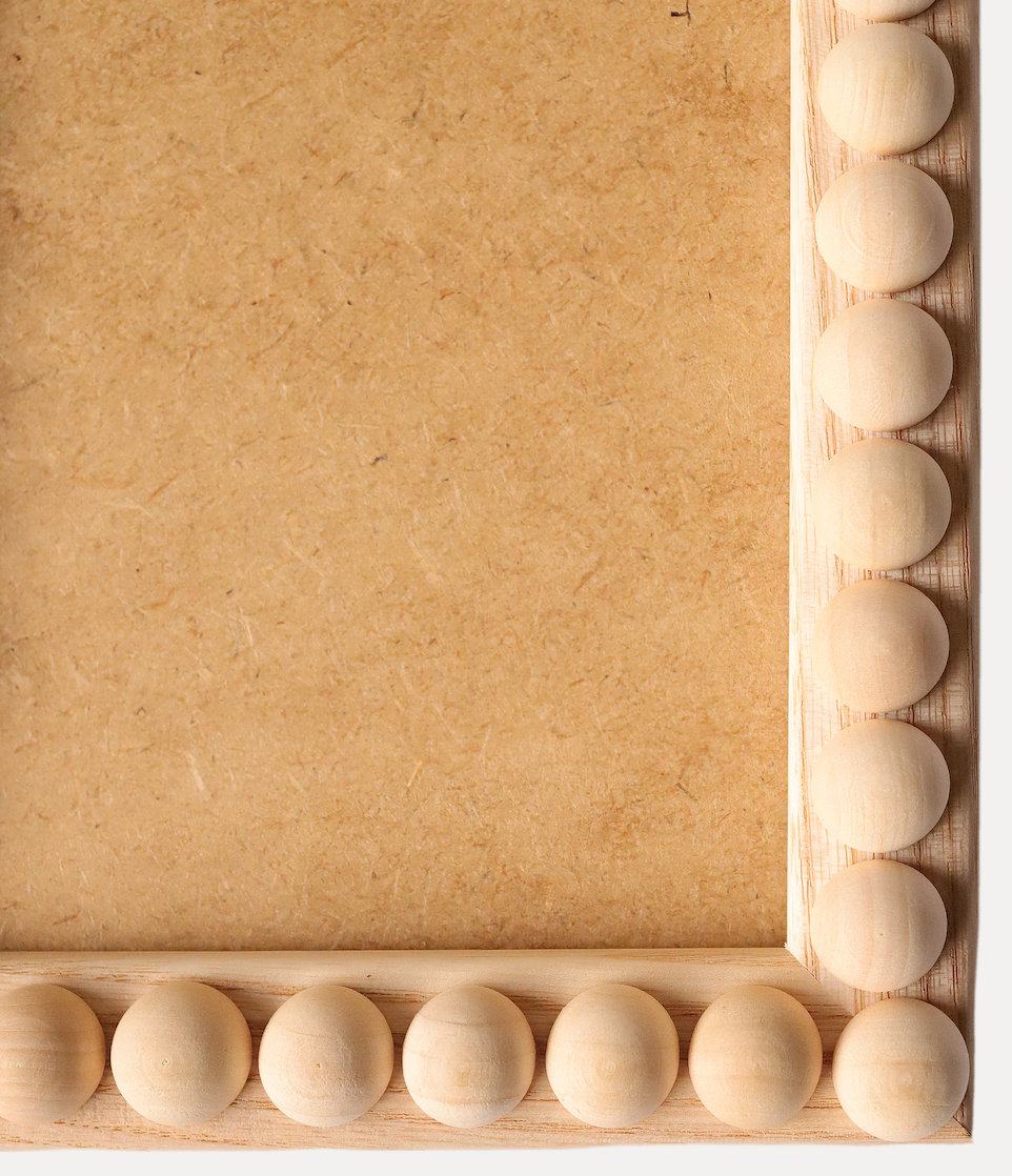 Bare Wood Bobbin Frame