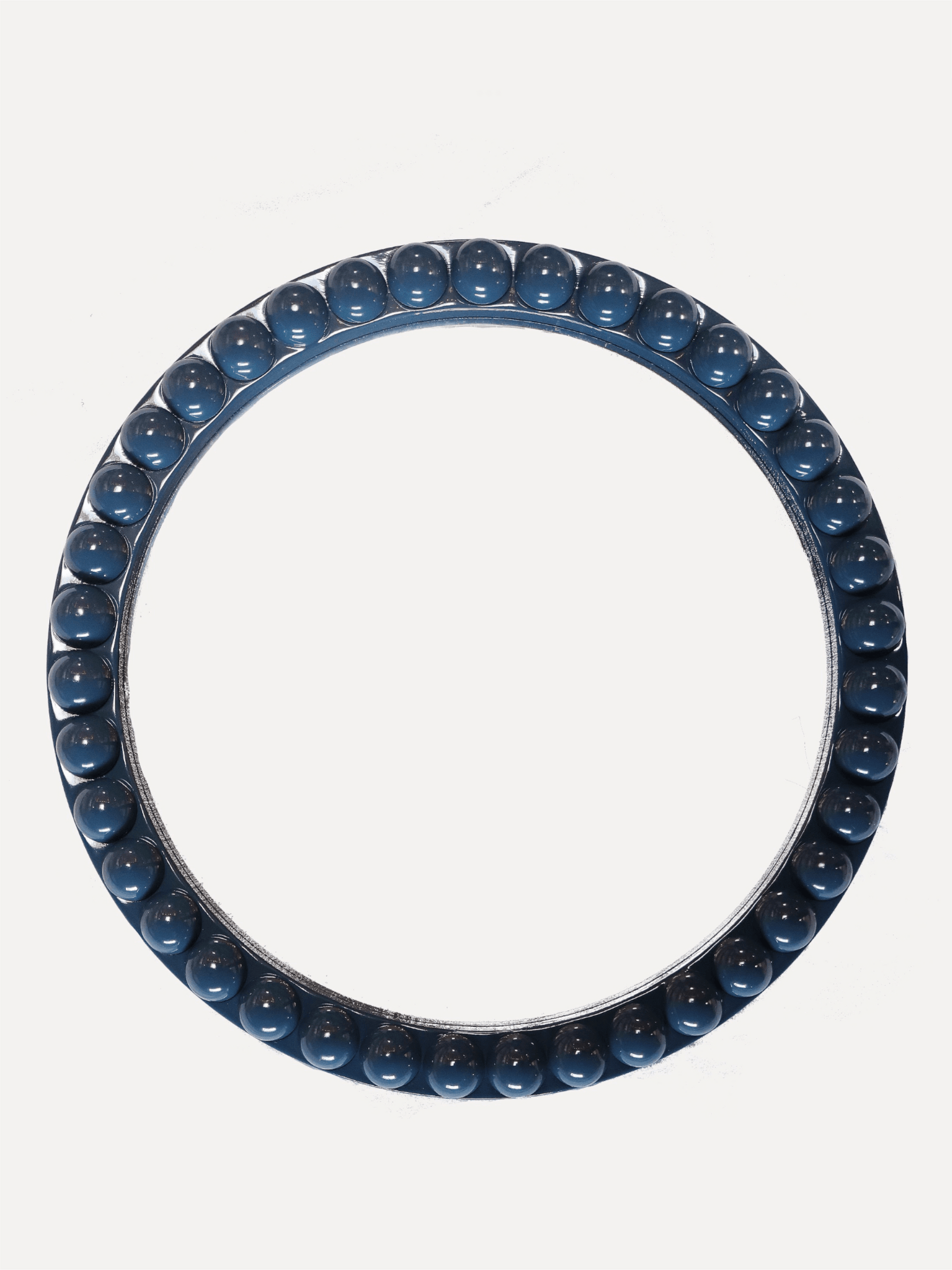 Round Over-Sized Bobbin Mirror