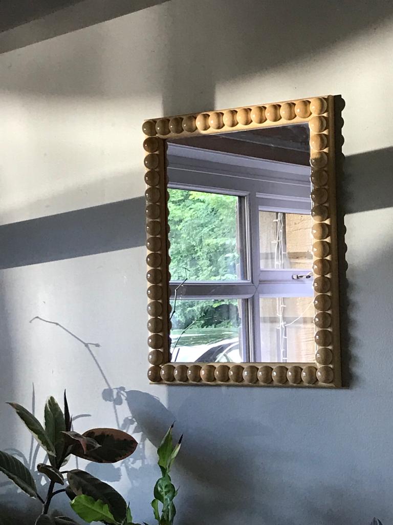 Over-Sized Bobbin Mirror