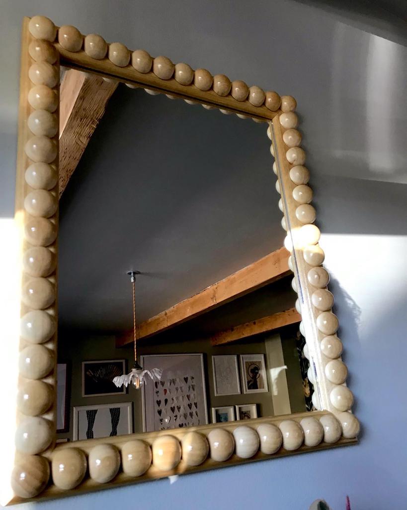 Over-Sized Bobbin Mirror