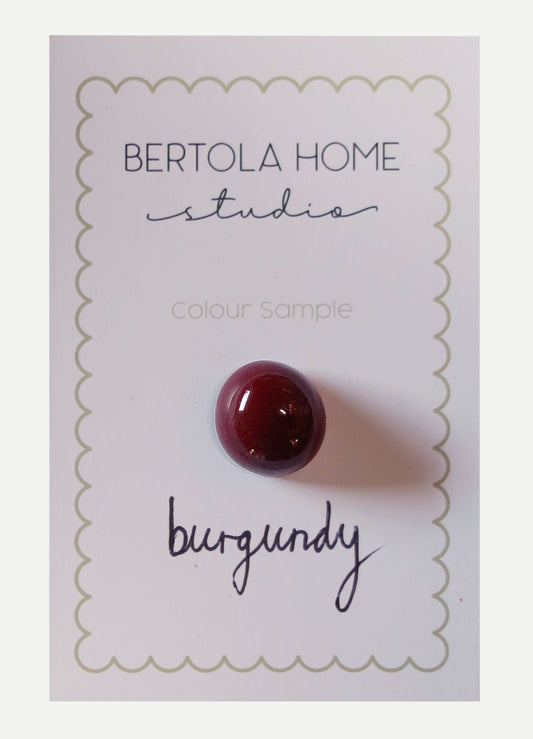 Burgundy colour sample