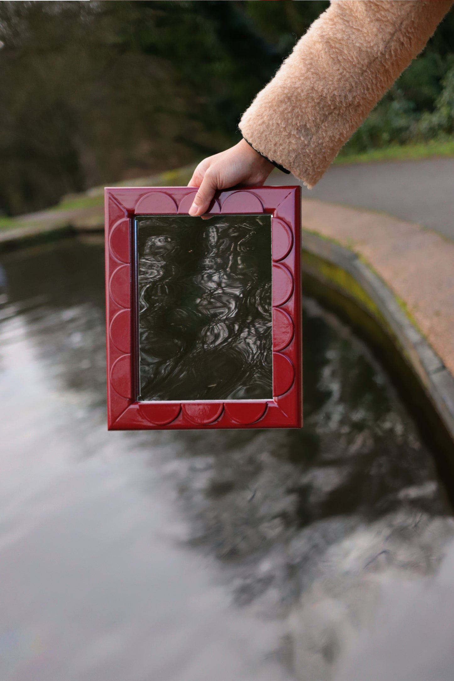 Scallop Mirror