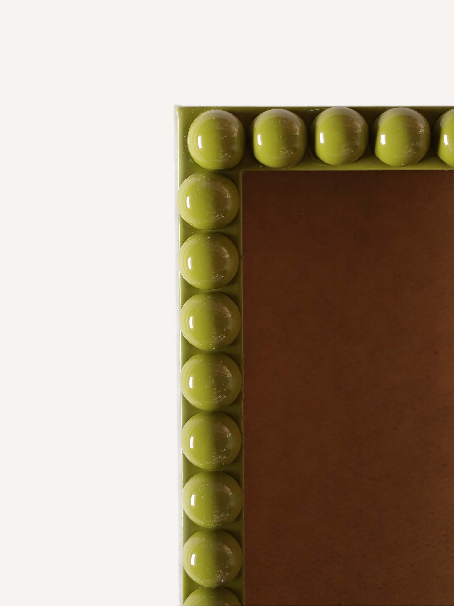Light Olive Bobbin Frame Close up