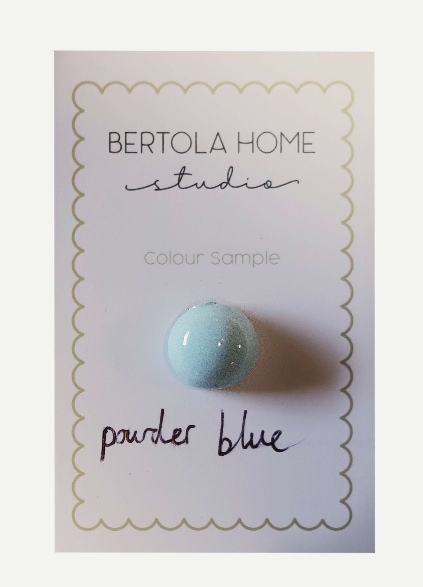 Powder Blue colour sample