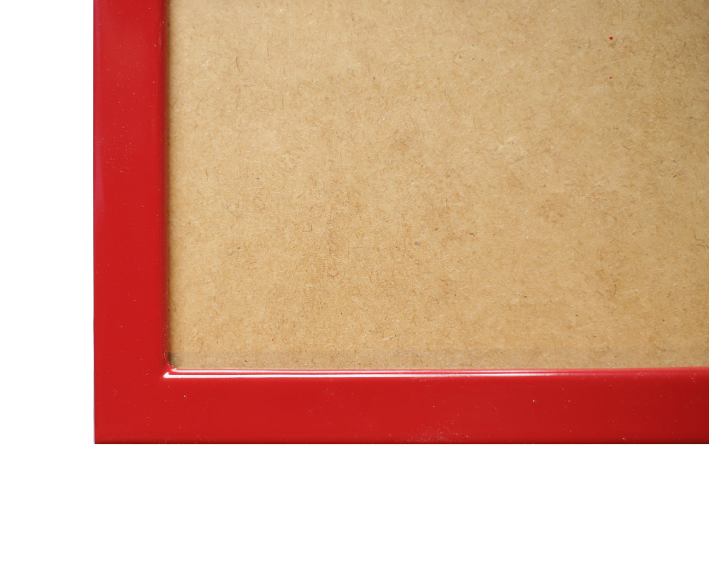 Crimson Lacquered Wood Flat Frame