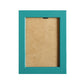 Teal Lacquered Wood Flat Frame