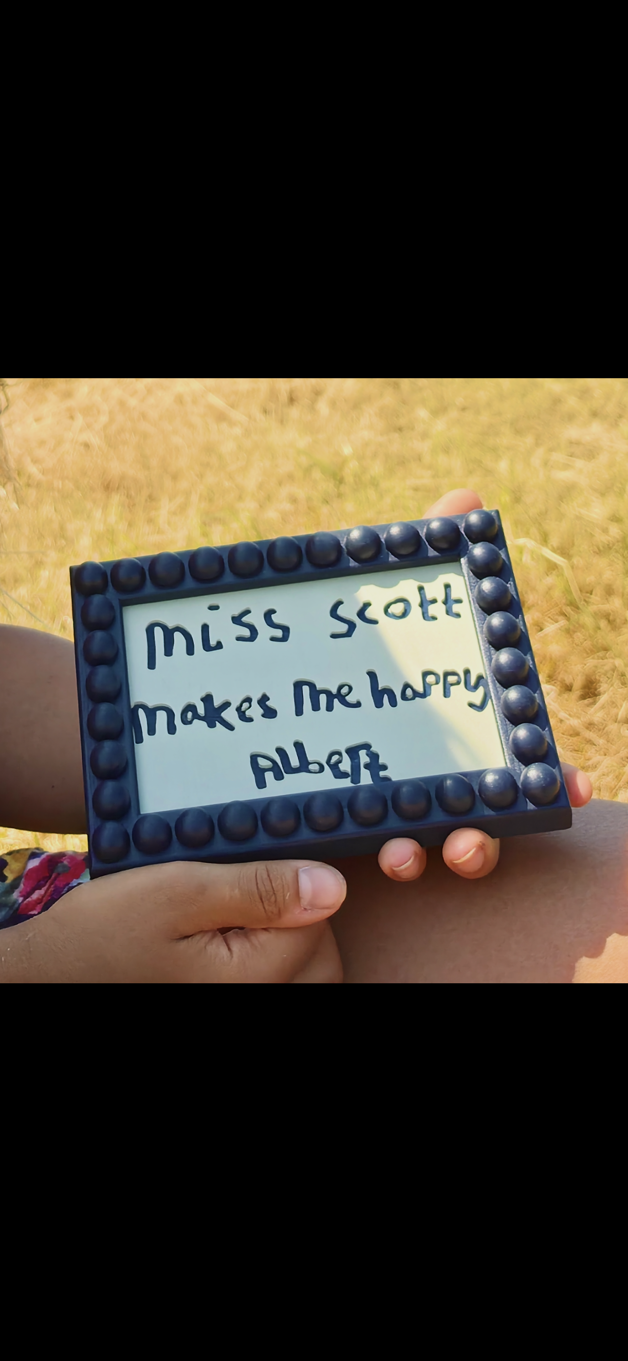Bespoke Child Handwriting Teacher Gift