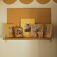 Mustard Stripe Ruffle Frame