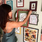 Cappuccino Ruffle Frame