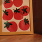 Citrine Stained Wood Flat Frame