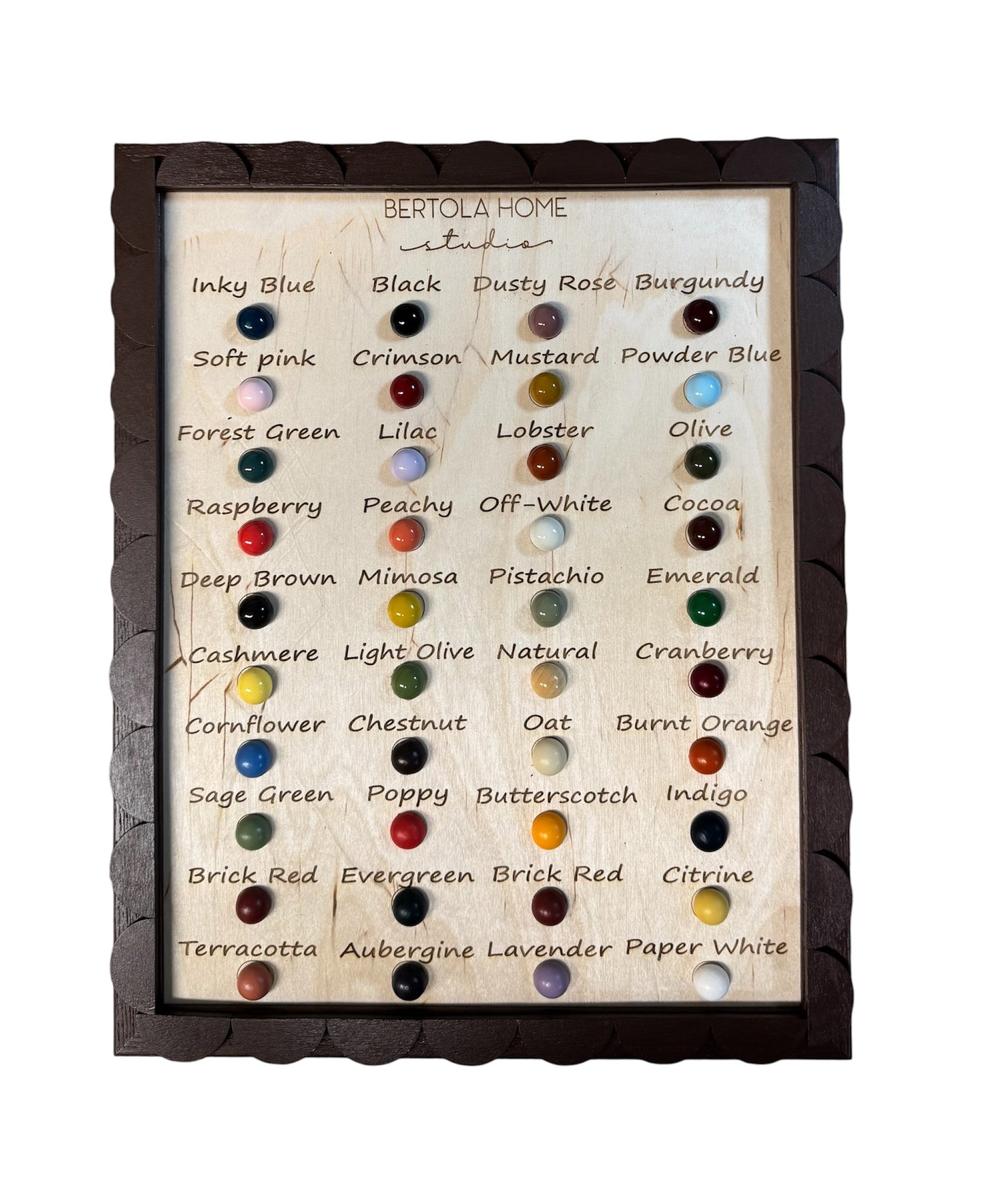 Round Over-Sized Bobbin Mirror