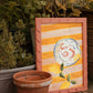 Terracotta Stained Scallop Frame