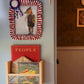 Cranberry Stripe Ruffle Frame