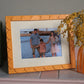 Butterscotch Stained Scallop Frame