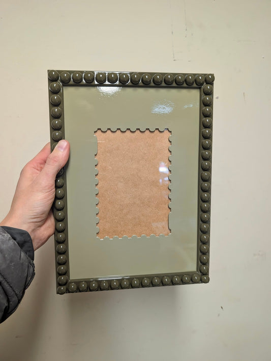 Pistachio Lacquered Wood Stamp Mount