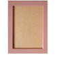 Dusty Rose Lacquered Wood Flat Frame