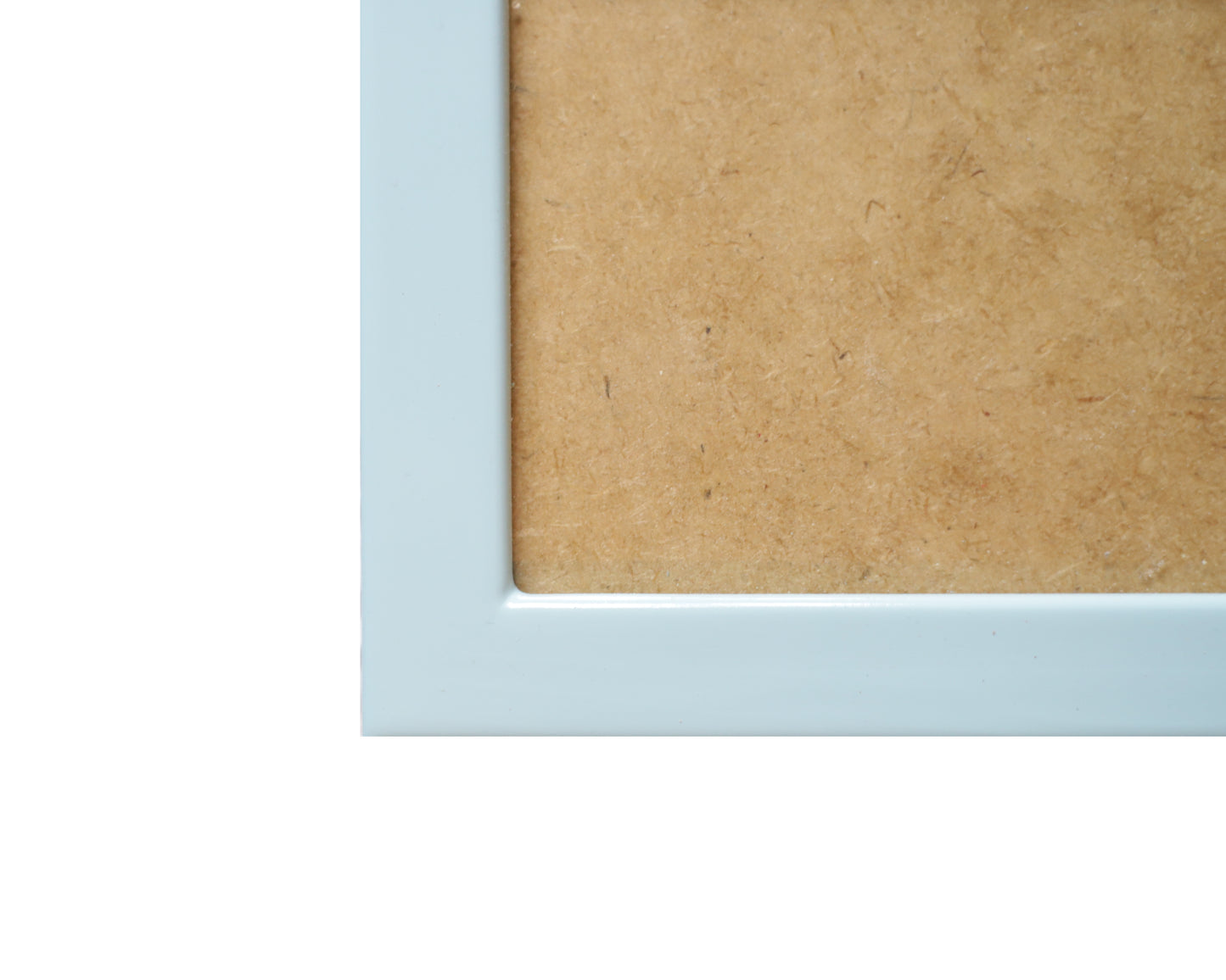 Powder blue Lacquered Wood Flat Frame