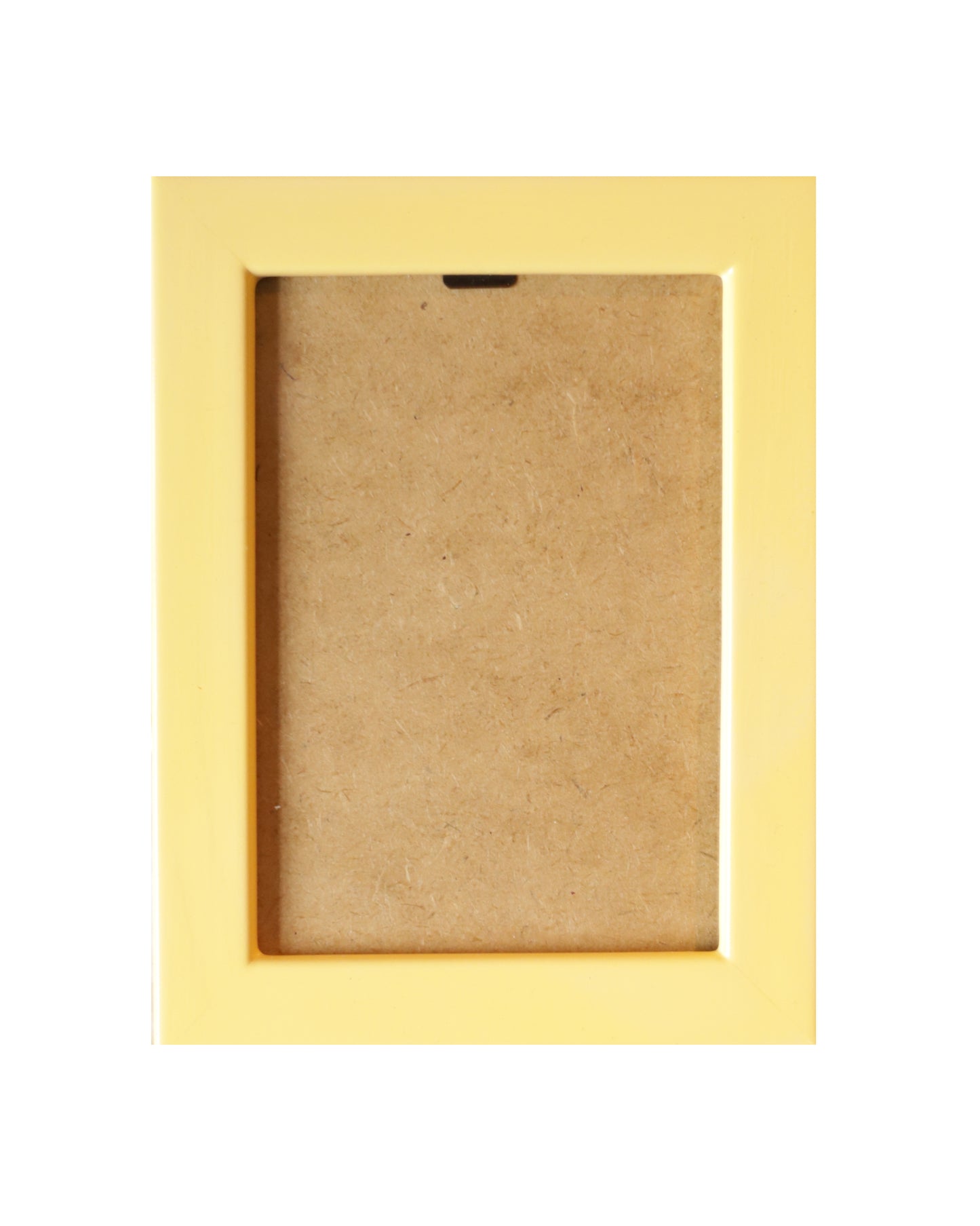 Cashmere yellow Lacquered Wood Flat Frame