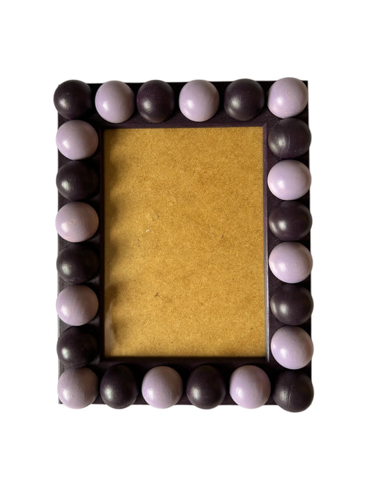 Aubergine & French Lavender Stained Bobbin Frame