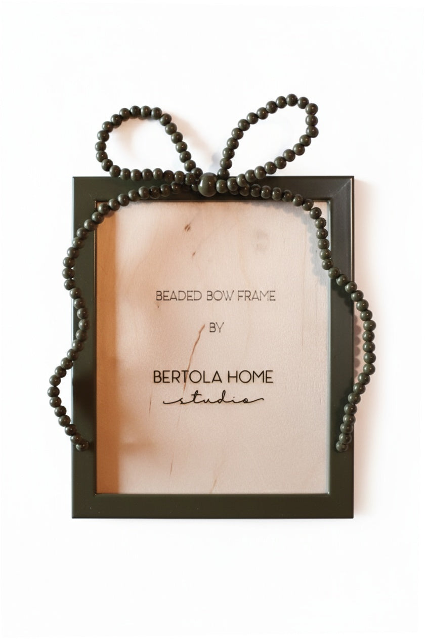 Beaded Bow Frame