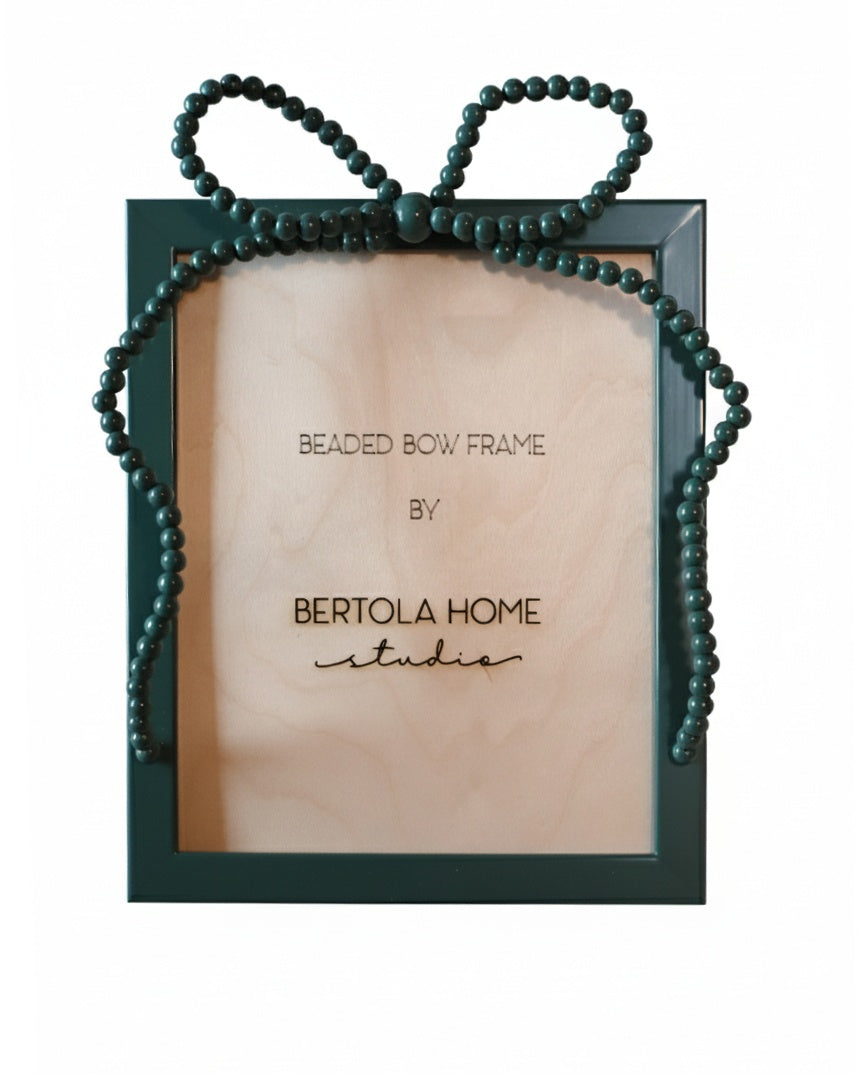 Beaded Bow Frame