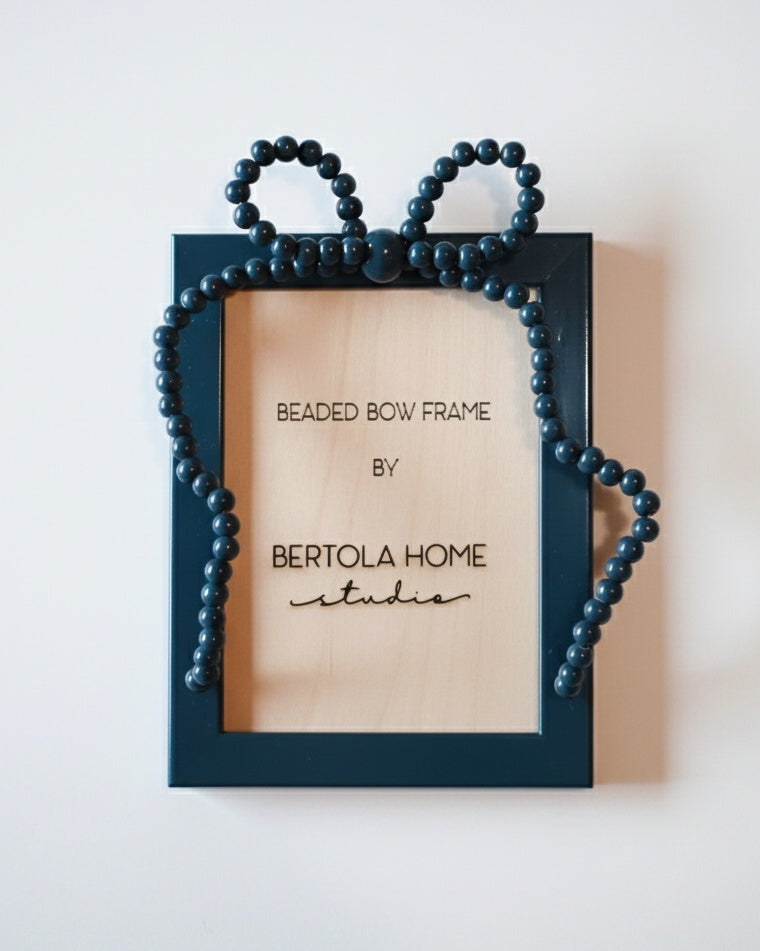 Beaded Bow Frame