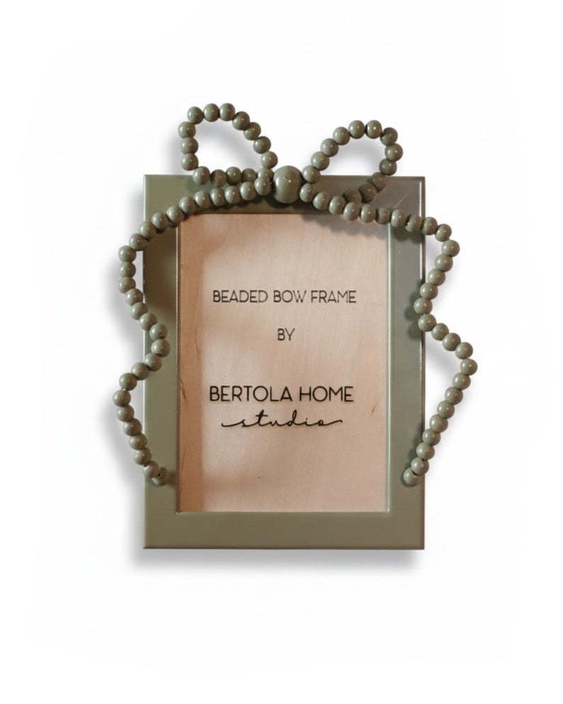 Beaded Bow Frame