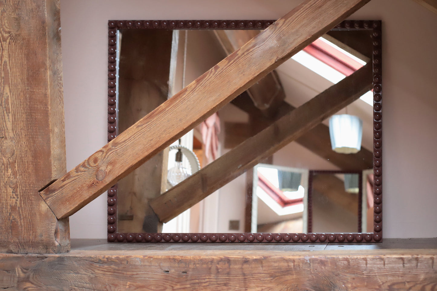 Over-Sized Bobbin Mirror