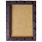 Aubergine Stained Scallop Frame