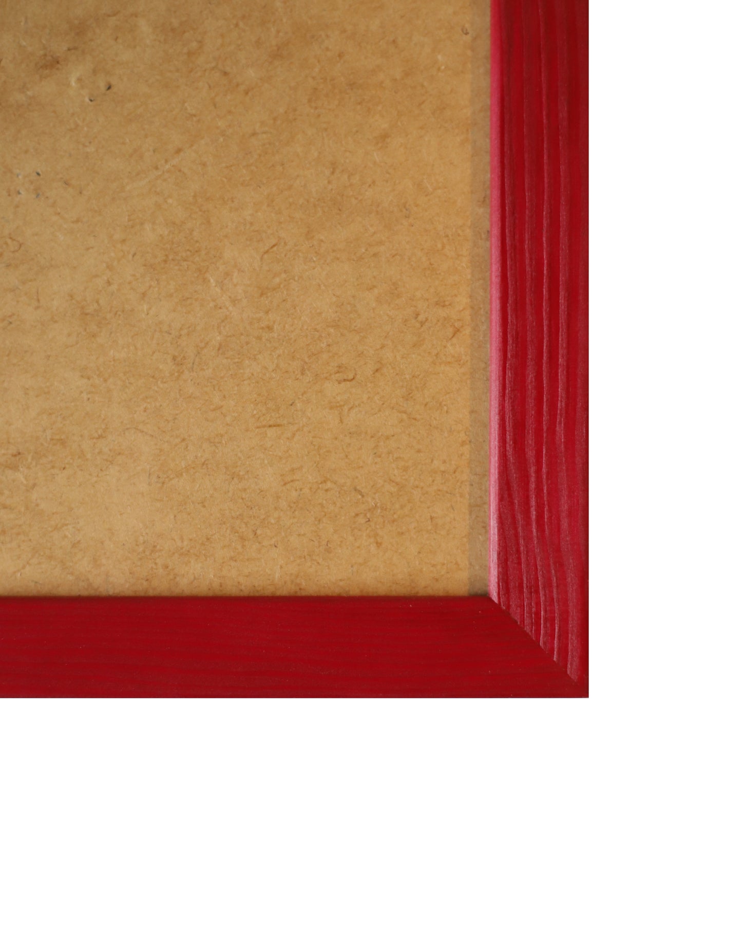 Cranberry Stained Wood Flat Frame