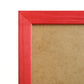 Poppy Stained Wood Flat Frame