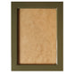 Olive Lacquered Wood Flat Frame