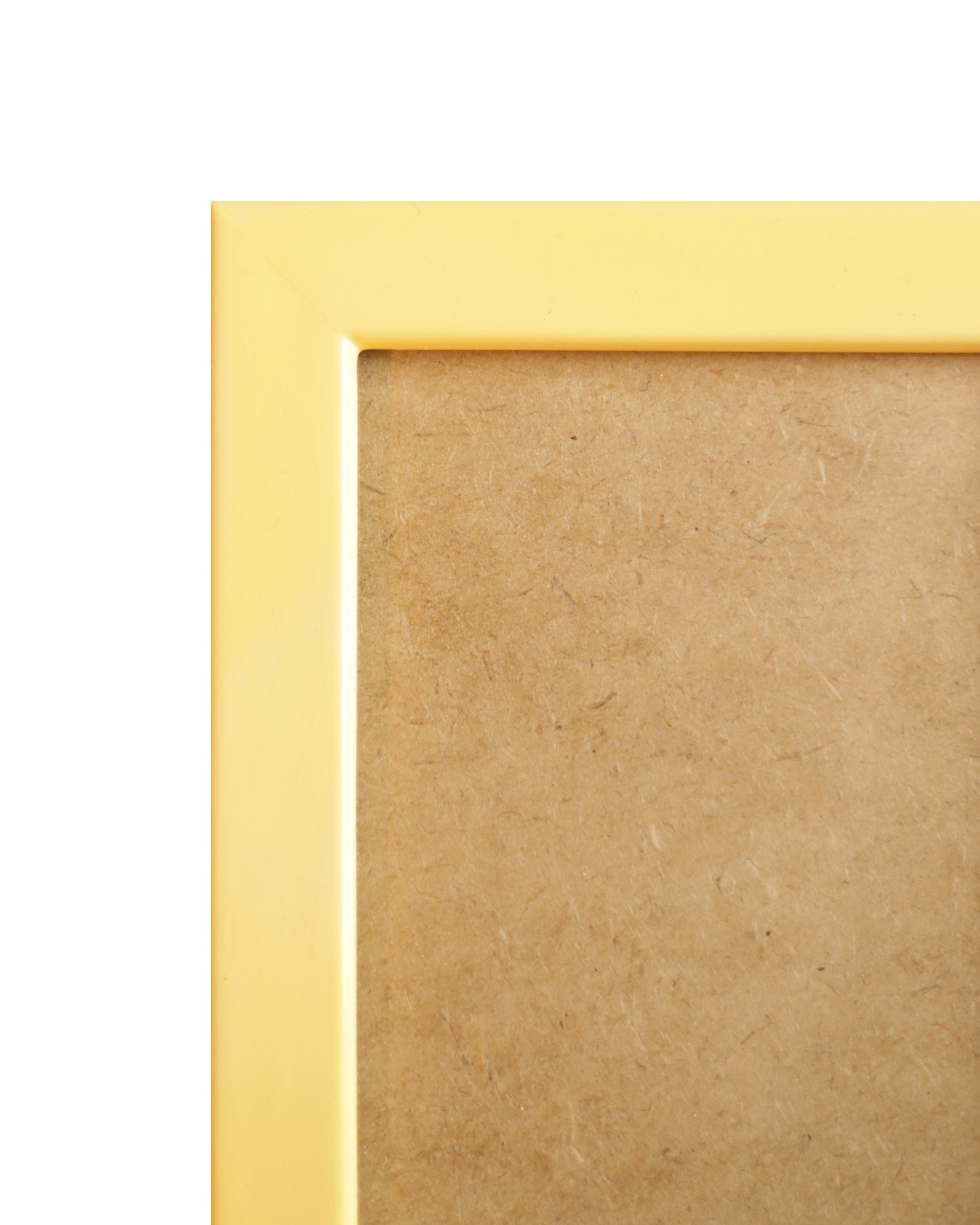 Cashmere yellow Lacquered Wood Flat Frame