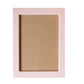 Soft pink Lacquered Wood Flat Frame