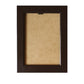 Deep Brown Lacquered Wood Flat Frame