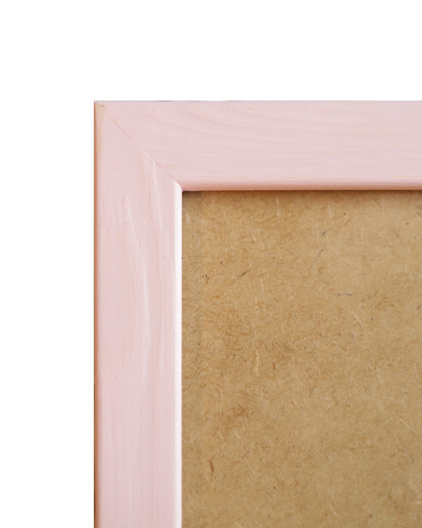 Peony Stained Wood Flat Frame