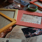 Citrine Stained Wood Flat Frame