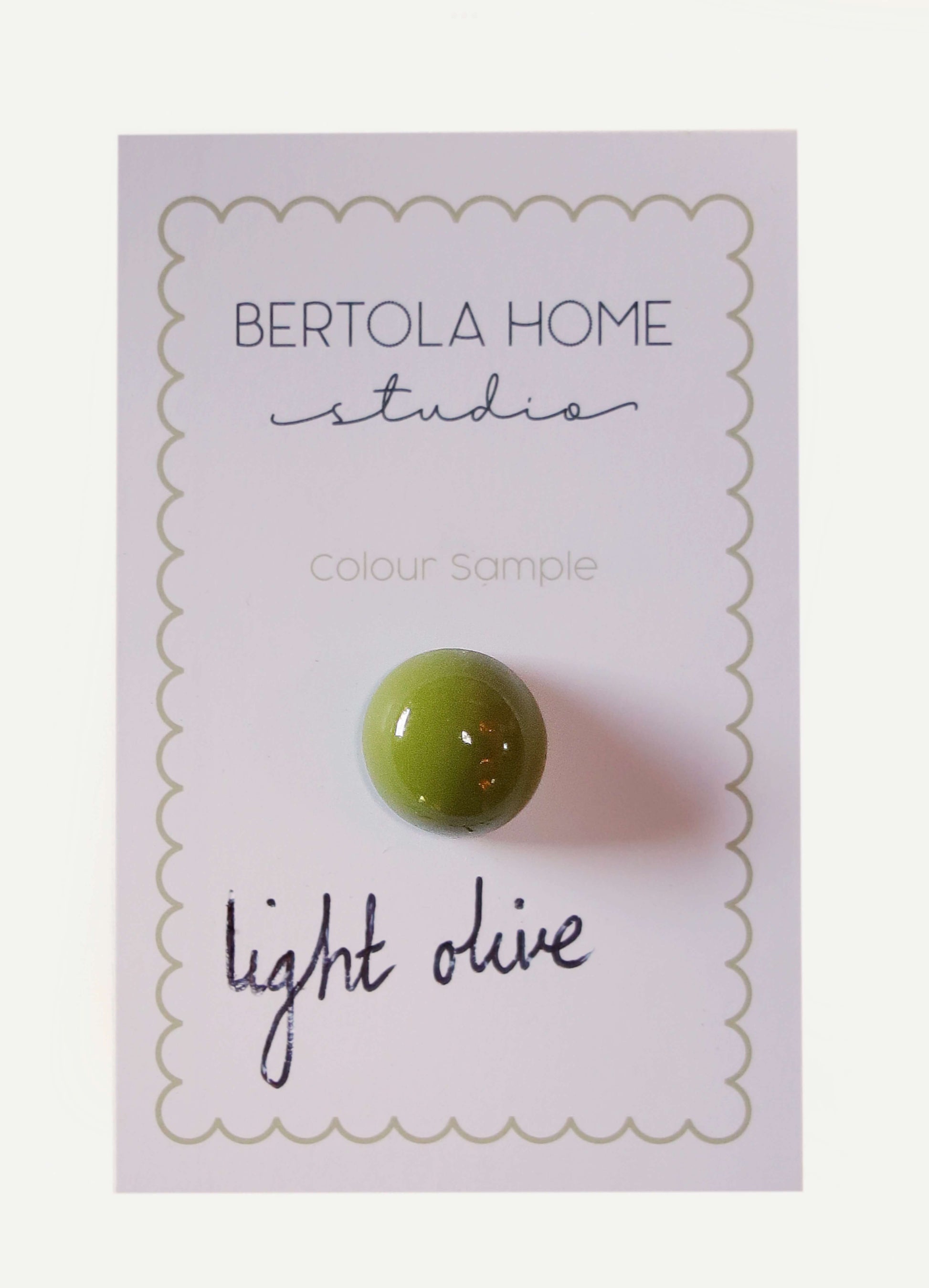 Light Olive colour sample