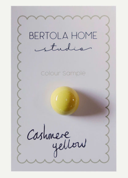 Cashmere Yellow colour sample