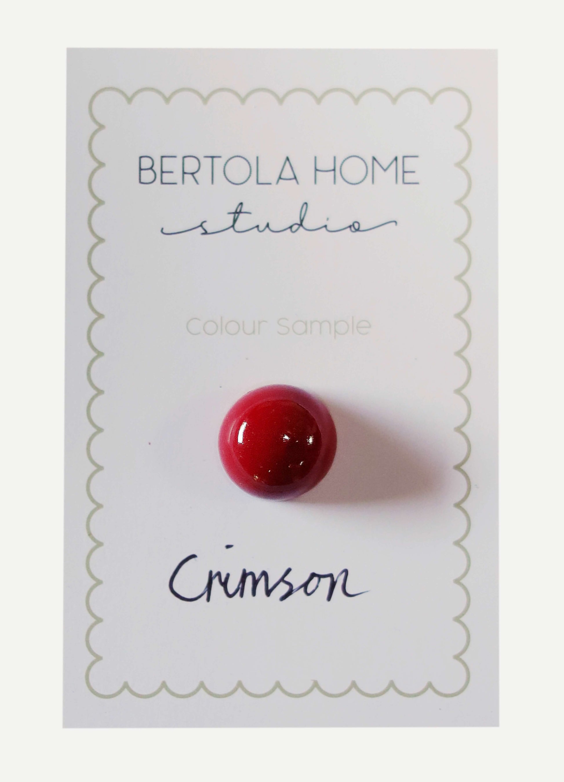 Crimson colour sample