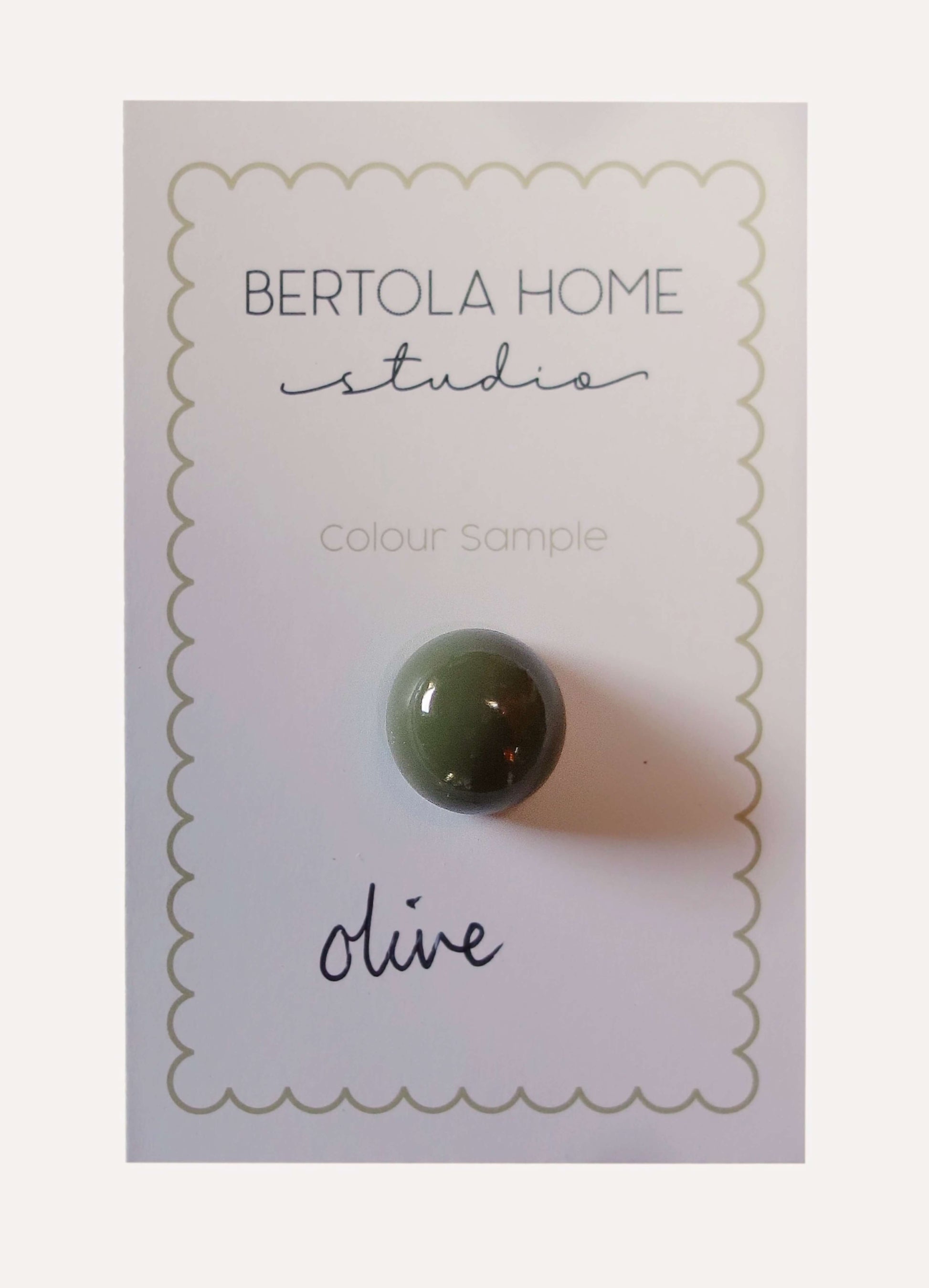 Olive colour sample