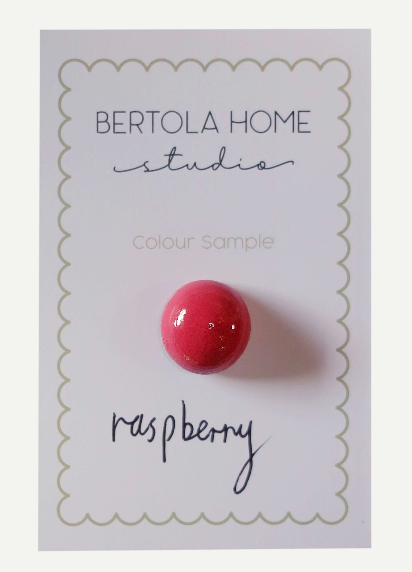 Raspberry colour sample
